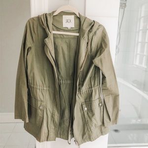 Jack military green lightweight jacket